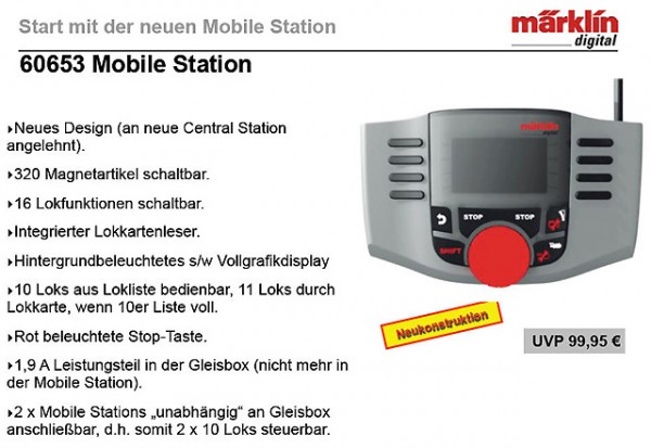 Märklin Mobile Station 60653