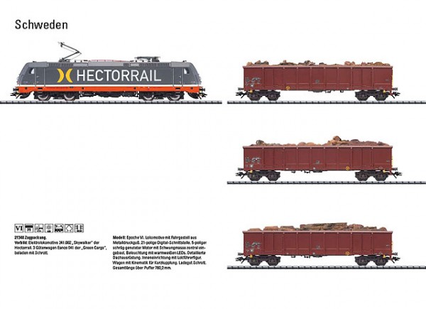 Trix 21348 Hector Rail Br 241 002 Skywalker med vangnset GC Eaos (Rek.pris: 299,95 €)